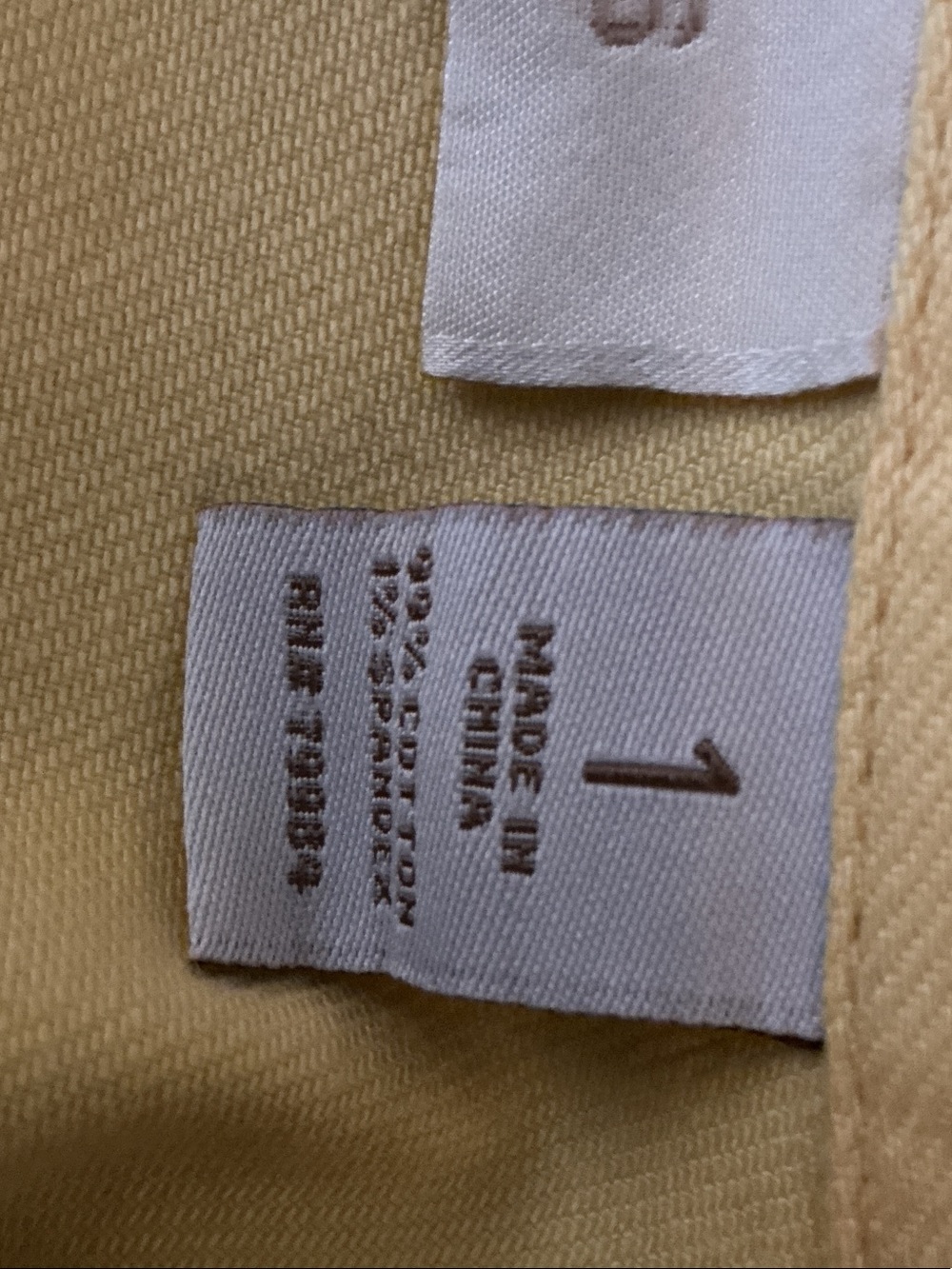 Chico's Light Yellow Ruffled Open-Front Jacket - Picture 6 of 6